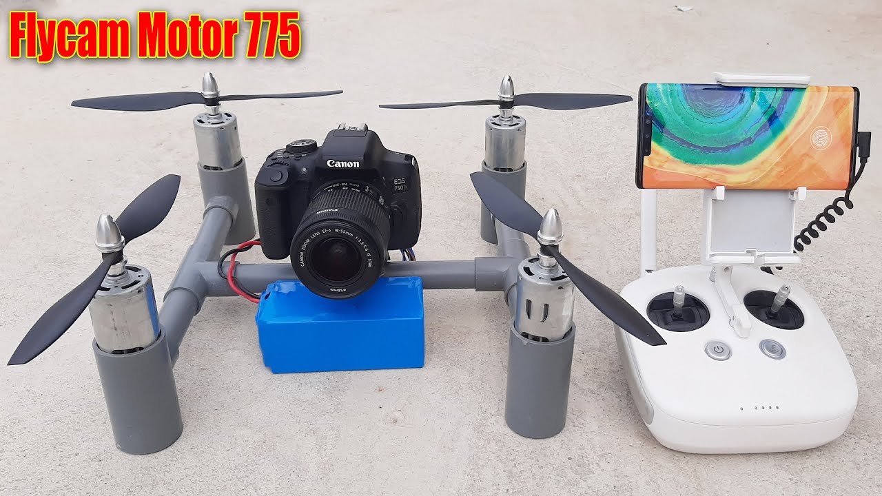 Chế Flycam Bằng Motor 775 Phiên Bản Experiment