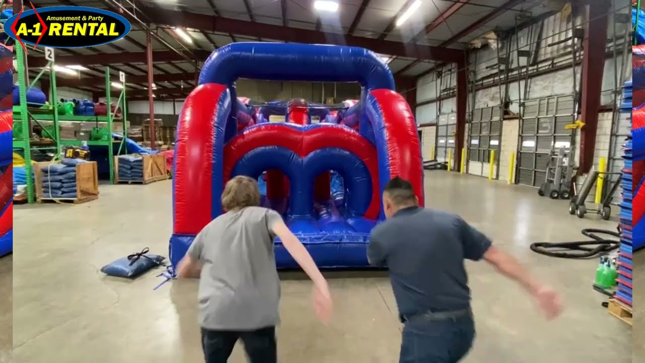 Extreme Run Inflatable Obstacle Course - 35'