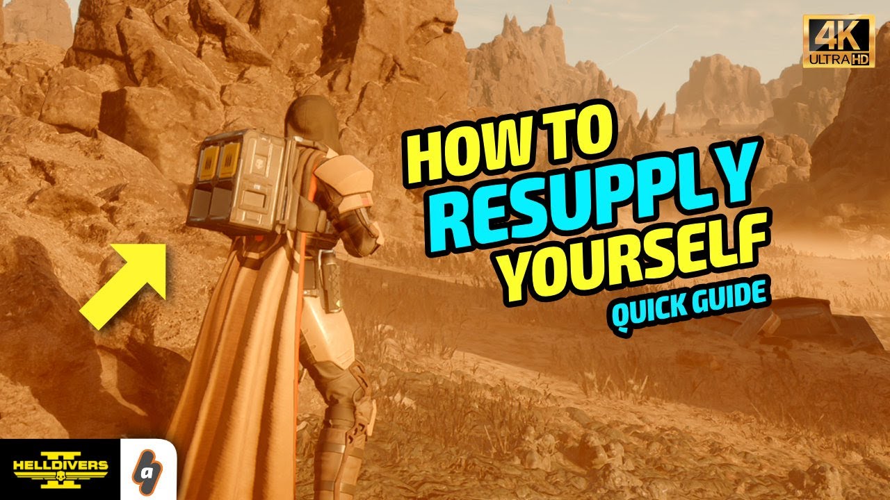 How to Resupply yourself with the Supply Pack in Helldivers 2