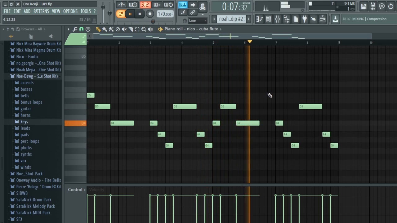 Dro Kenji - UP! (prod. Nick Mira) | FL Studio Instrumental Remake
