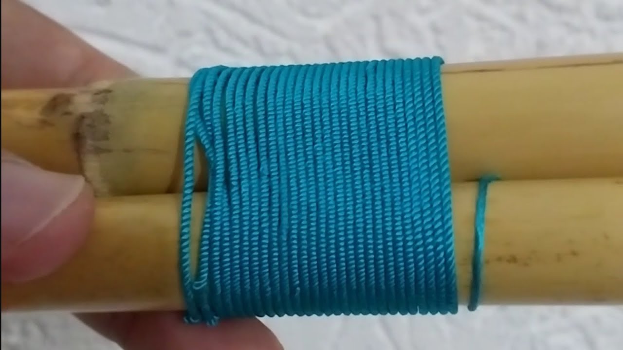 طريقة بريم طرسان 3 خيوط على 8 مع شرح مبسط👏