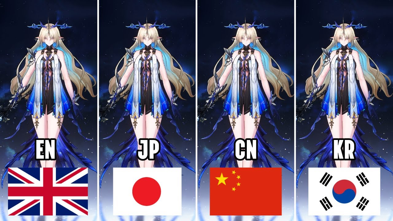 Cartethyia & Fleurdelys 2in1 Battle Voicelines Comparison (EN/JP/CN/KR) | Wuthering Waves