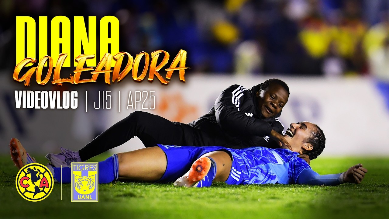 🎥 Vlog Jornada 15 | ¡Diana imparable y triunfo en la CDMX! | vs. América Femenil | Apertura 2025