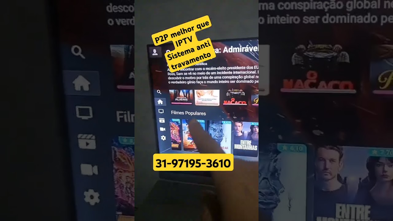 Testei o Melhor P2P com sistema Anti travas - Canais, filmes e S&eacute;ries