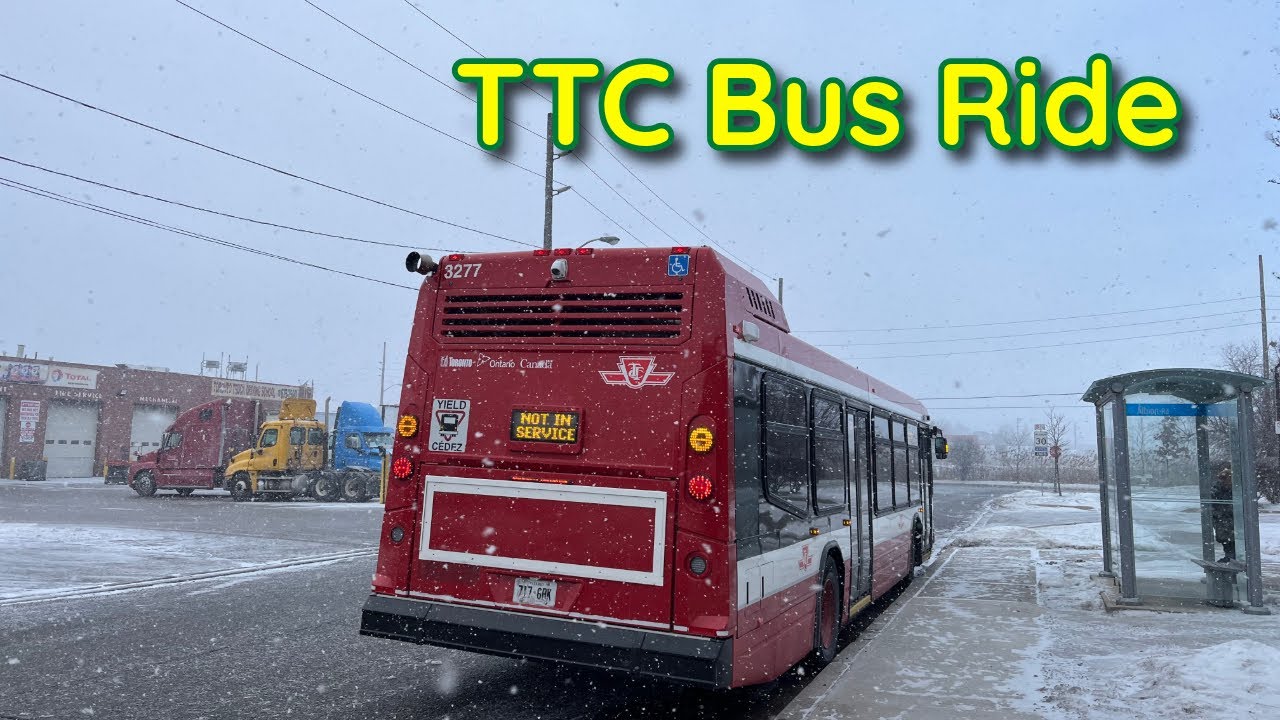 Toronto TTC 73C Royal York Bus Ride - Royal York/La Rose to Claireport/Albion 12/30/2025