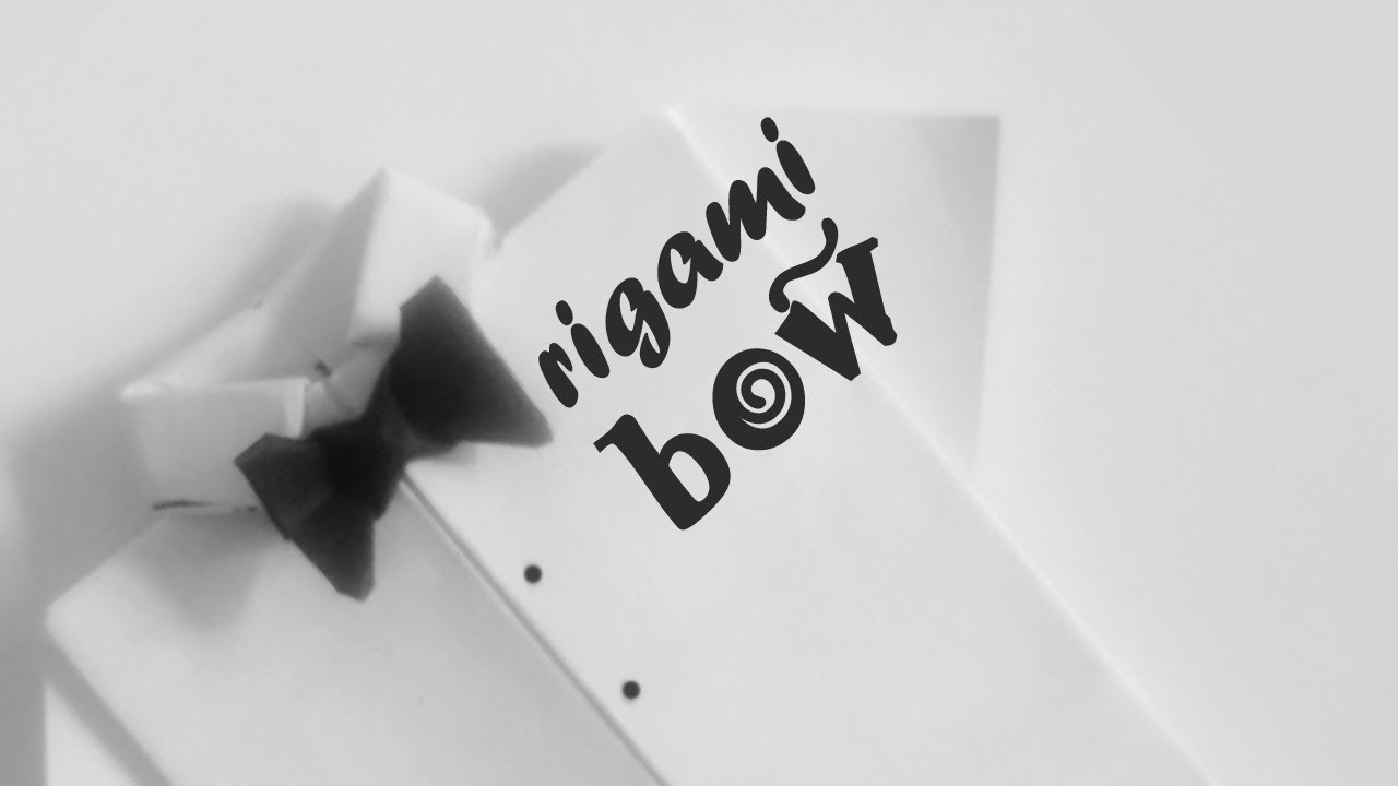Simple Paper Bow Tie | How to make a Bow Tie out of Paper 🎀