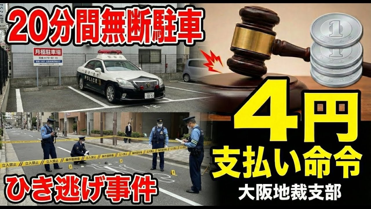 警察官が無断駐車で提訴された結果…賠償金「4円」！？裁判所の計算根拠と正しい撃退法を解説