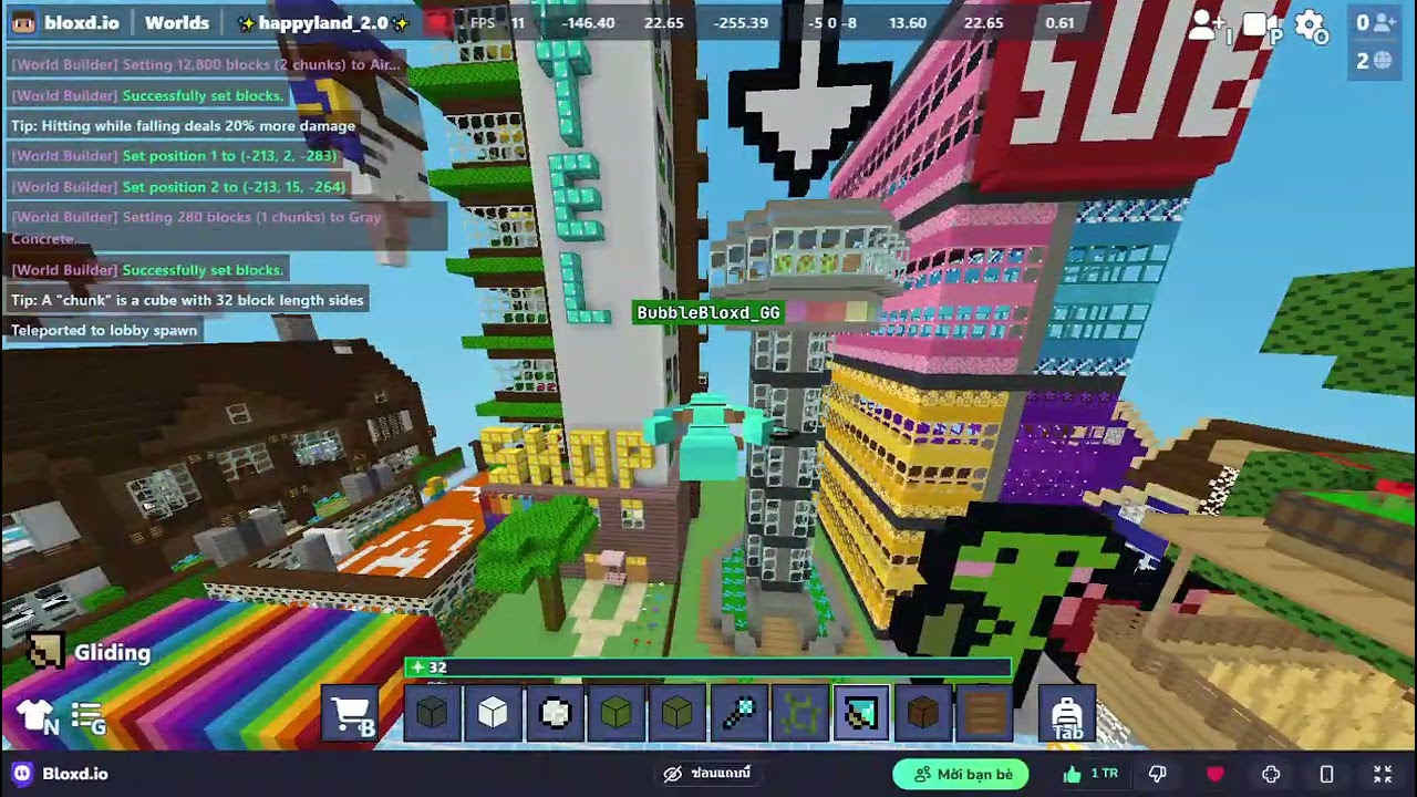 Bloxd ✨Happyland_2.0✨: 🎉THE ULTIMATE UPDATE🔥👑