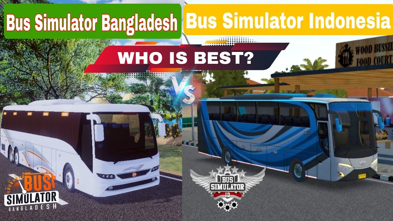 Best Comparison Between Bus Simulator Bangladesh With Bus Simulator Indonesia || Who Is Best?