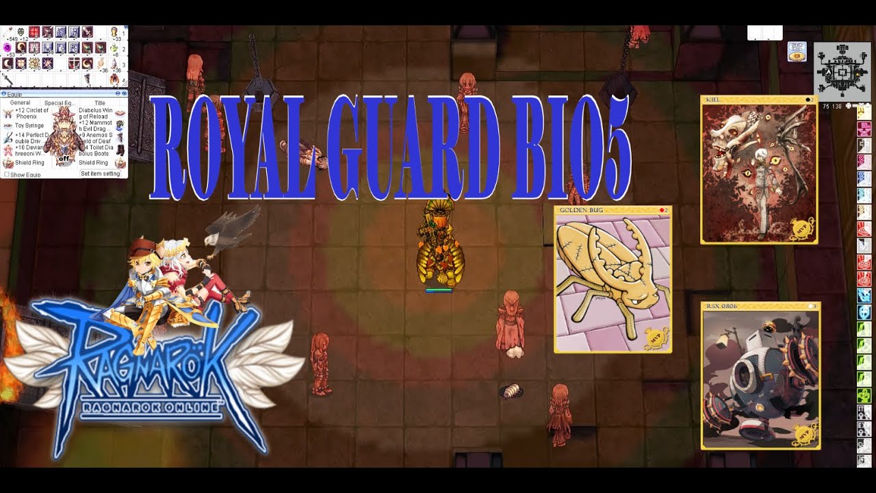 iRO - Royal Guard Overbrand and Earth Drive Build Biolab 5