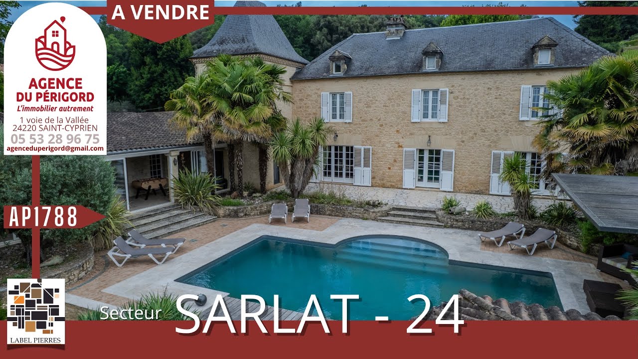 Agence du Périgord - Propriété à vendre - Secteur SARLAT (24) - 1 196 000€ FAI - Réf.: AP1788
