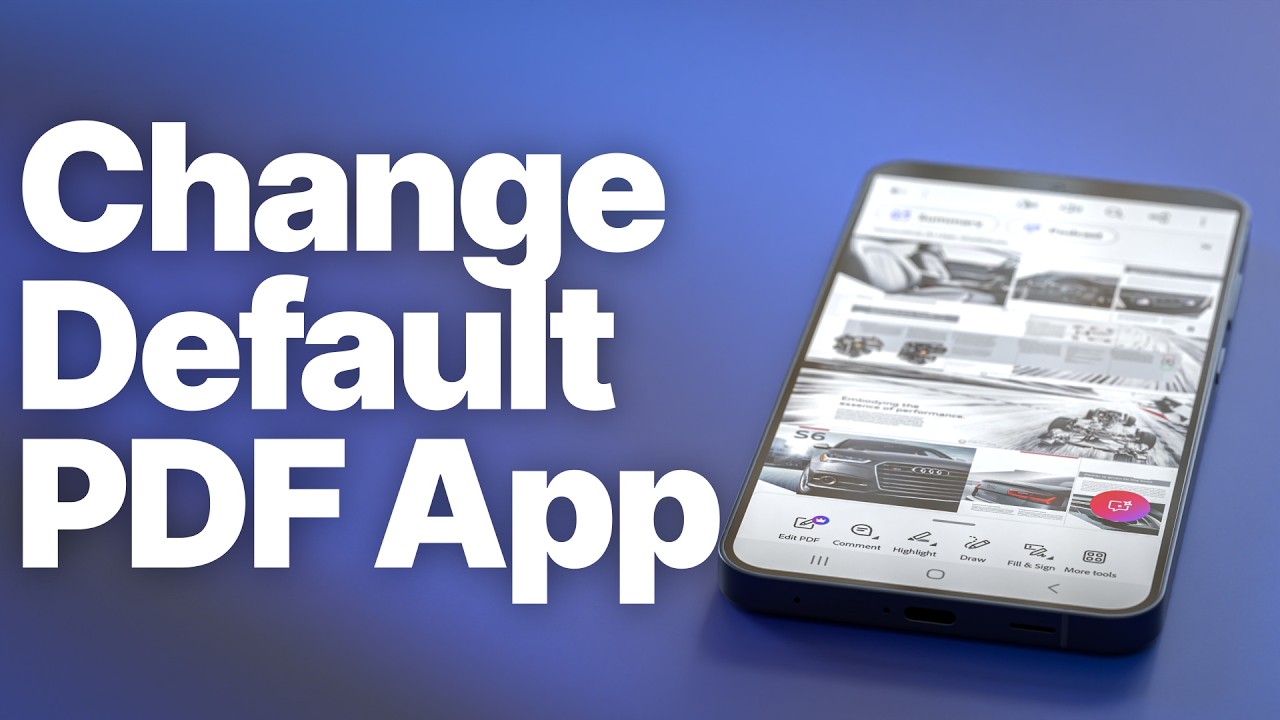 Android: How To Change Default PDF App / Viewer