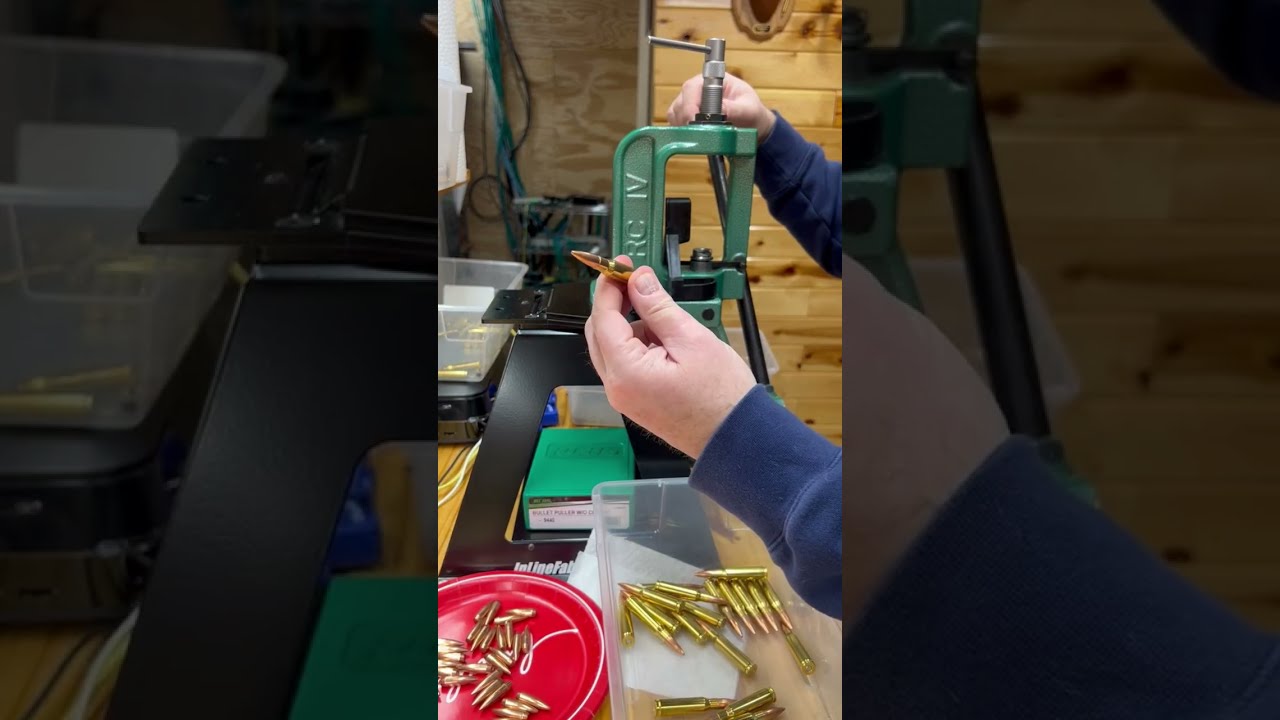 RCBS Bullet Puller Unloading