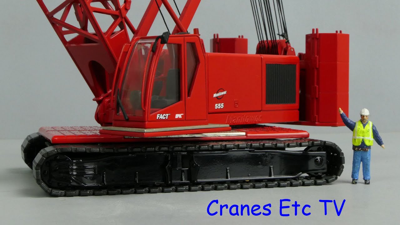 Гусеничный кран CCM Manitowoc 555 от Cranes Etc TV