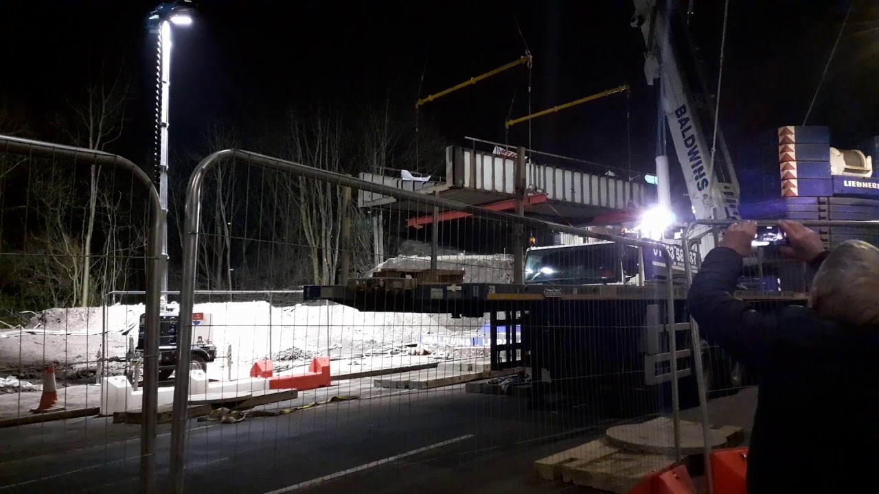 Hyde Road Railway Bridge Removal