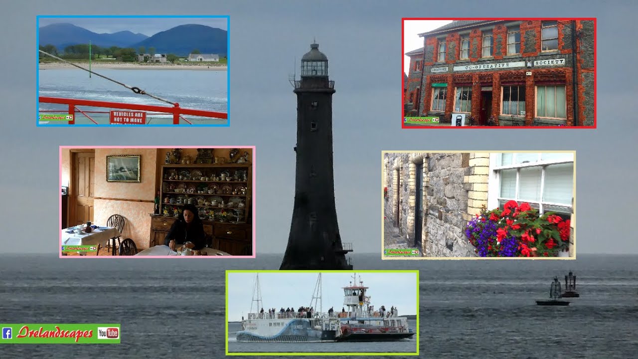Carlingford Ferry - Greencastle to Greenore Railway Village - Historic Landscape Scenery