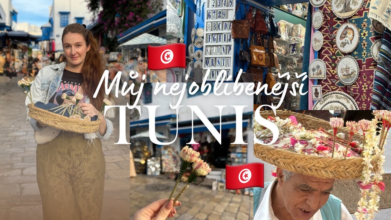 #13 VLOG 🎥 ✨ Tunis očima letušky 🇹🇳 | Jasmín & kouzlo Sidi Bou Saïd 💙✨