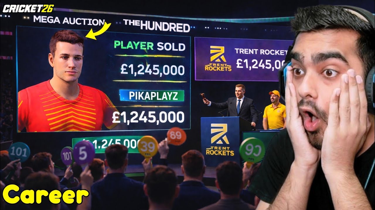 I Am In *AUCTION* Career Mode Cricket 26 #25