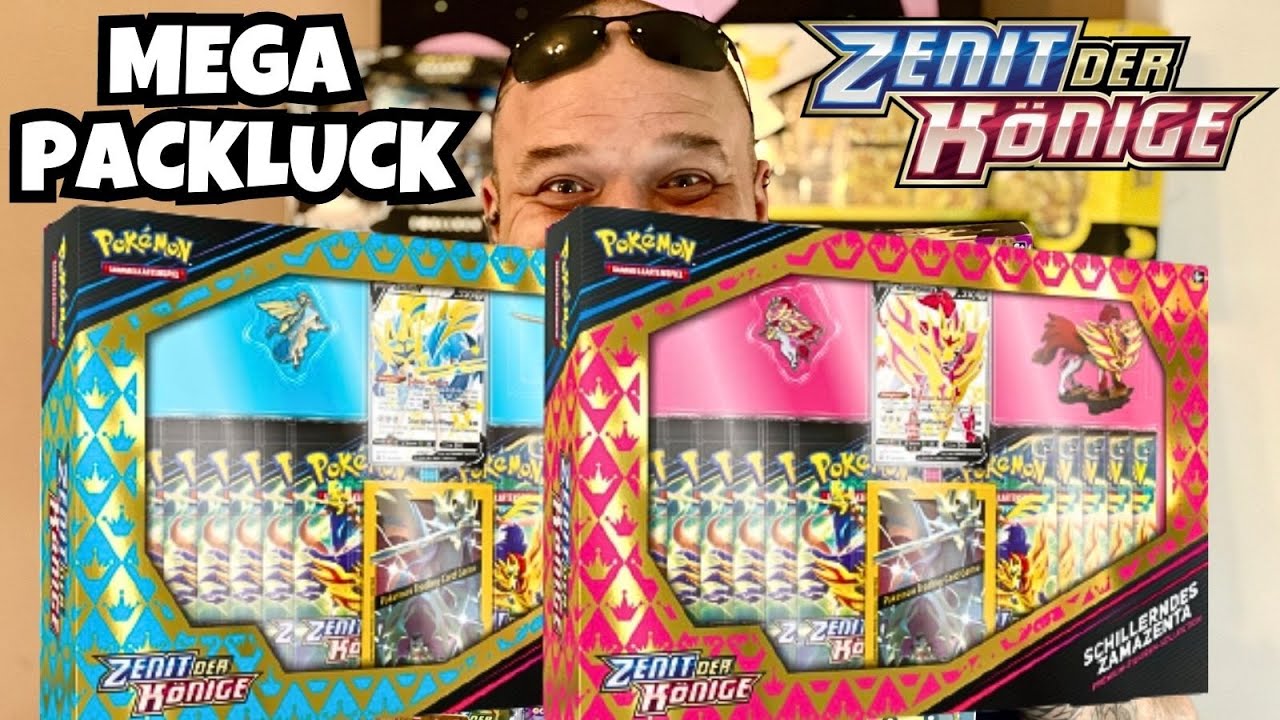 SCHON WIEDER MEGA PACKLUCK 🥳 Zacain & Zamazenta Figuren Box Zenit der Könige! Pokemon Karten Opening