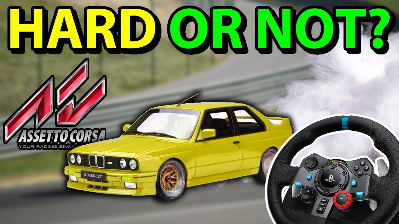 Learning how to Drift in Assetto Corsa - 900 degrees G29 steering wheel [EP.2]
