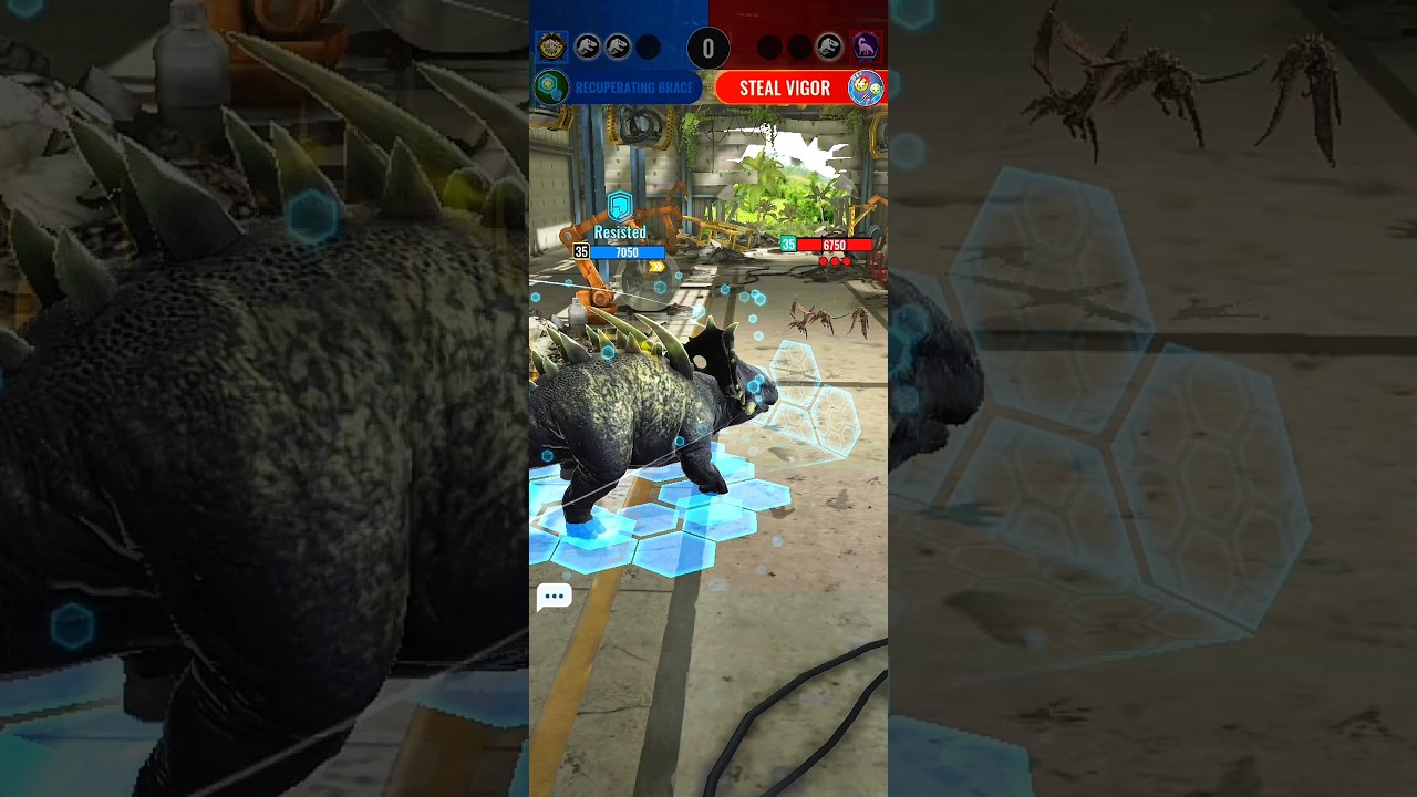 MONKEYONDACTYLUS Vs SPINOTOPS - Jurassic world alive #shortvideo #jurassicworld #jurassic