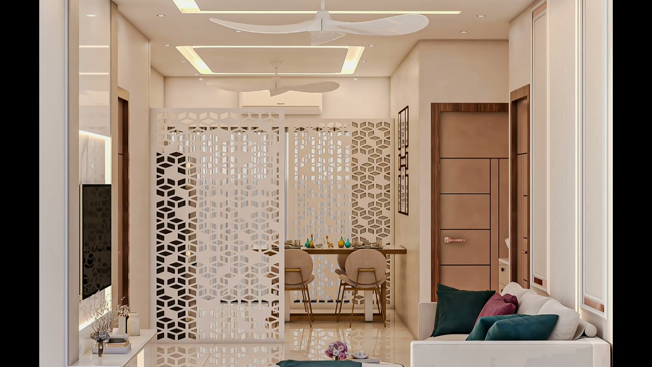 Living and dining room interior design in Jamshedpur by Homliv Interiors . #jamshedpur #interior 