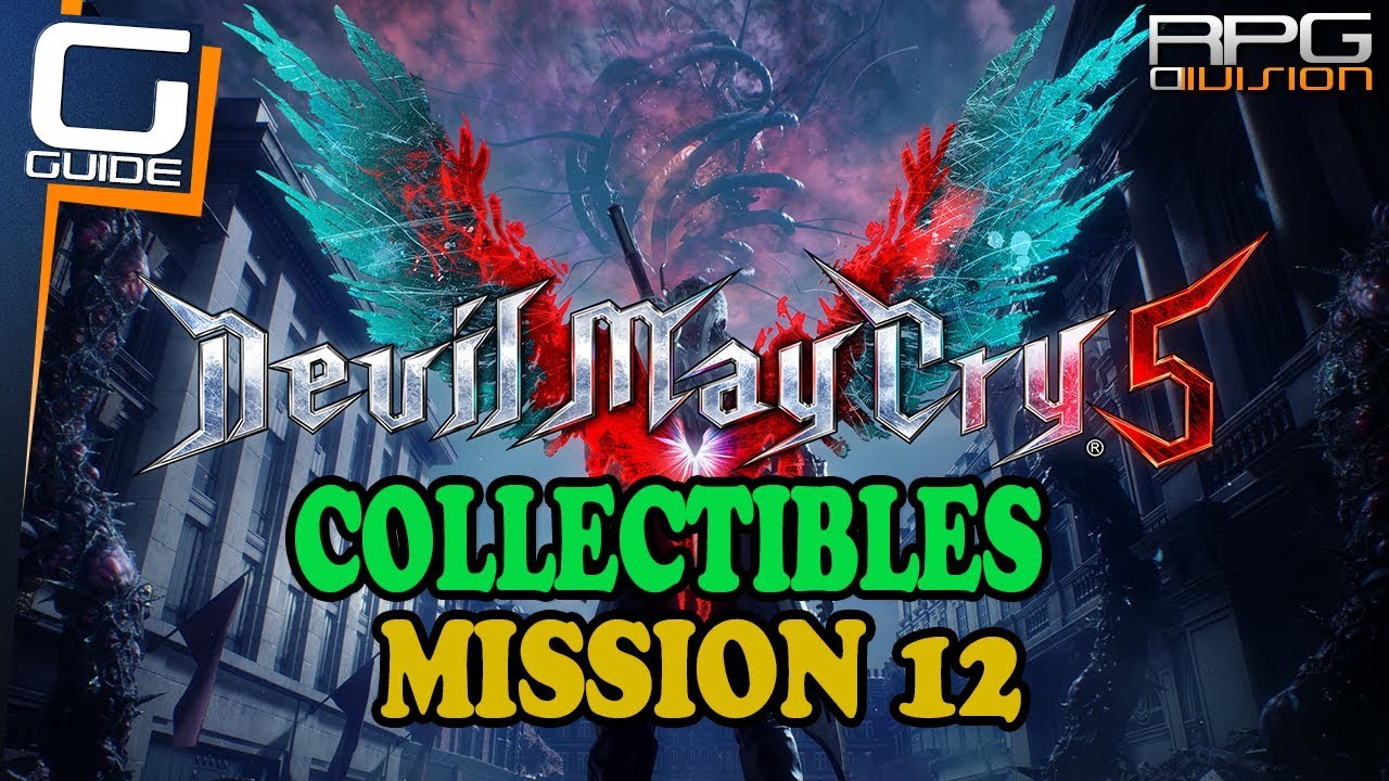 DMC 5 - Mission 12 Collectibles (Secret Mission, Blue & Purple Fragments)