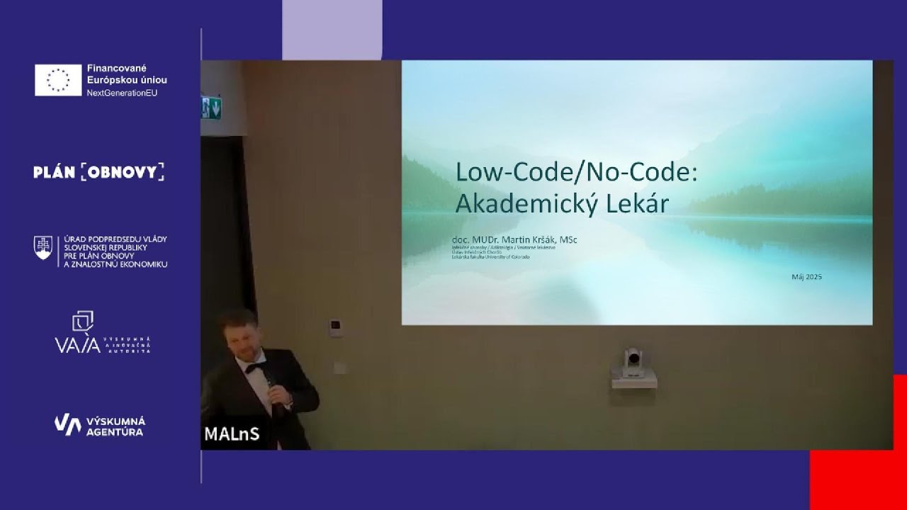 Dáta v zdravotníctve: Low Code/No Code Akademický Lekár | Martin Kršák