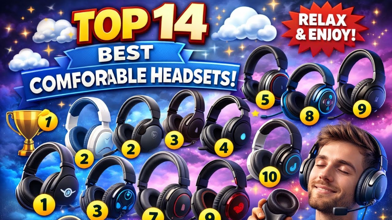 🔥Most Comfortable ///Headsets for Gaming & Work🔥