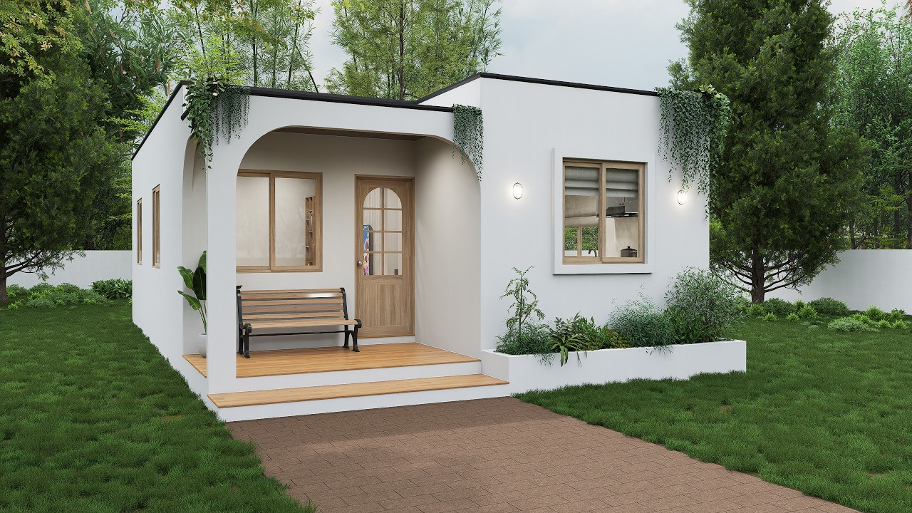 20'×33' (6×10 Meters) Small House Design With 2 Bedrooms | Modern Small House Tour