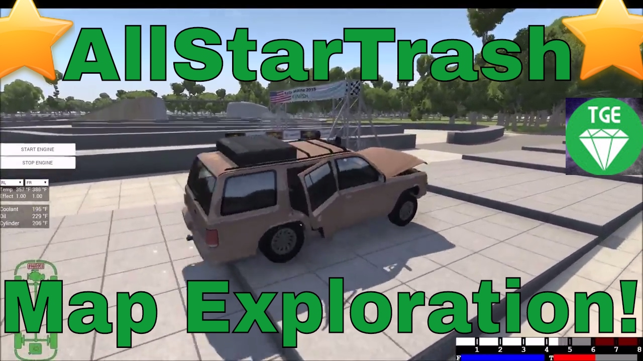 Exploring AllStarTrash with the Explorer | beamng.drive
