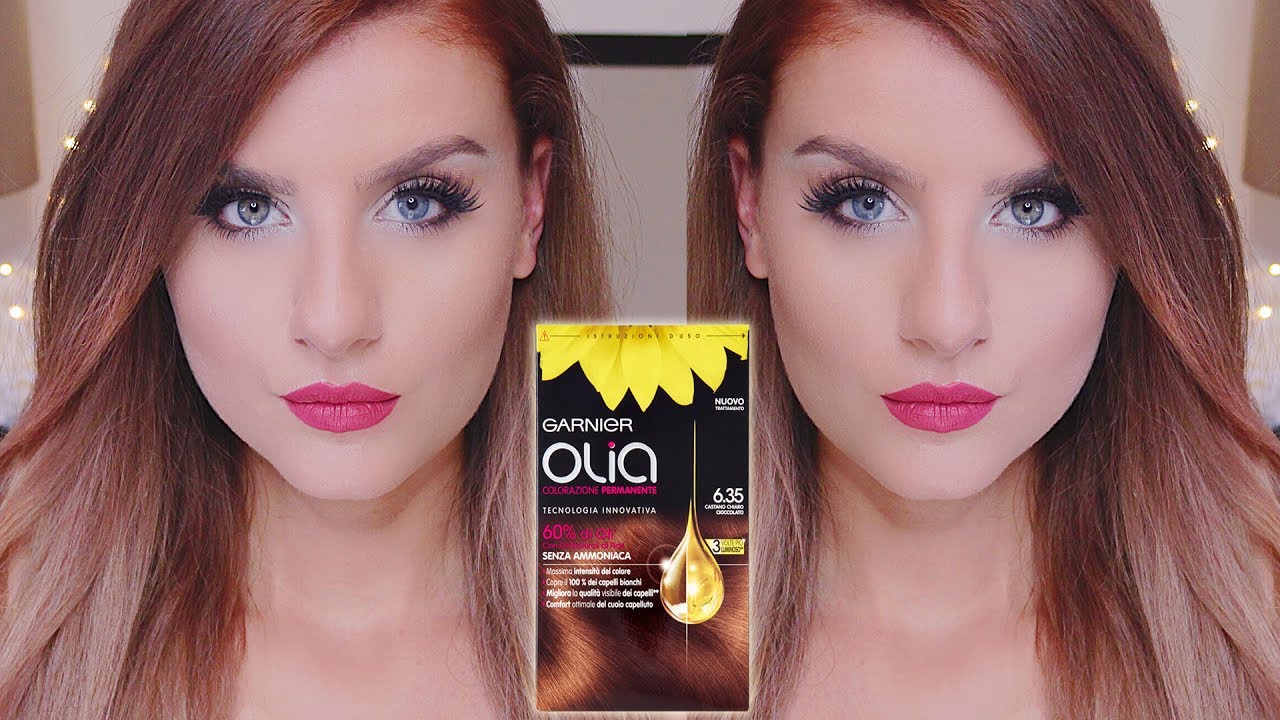 Facciamo la tinta a casa insieme con GARNIER OLIA! #coloresenzacompromessi (TUTORIAL facile)