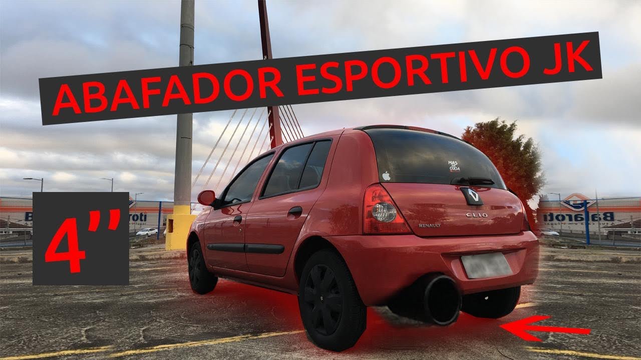 ESCAPE ESPORTIVO JK CLIO 1.0 (4 Polegadas)