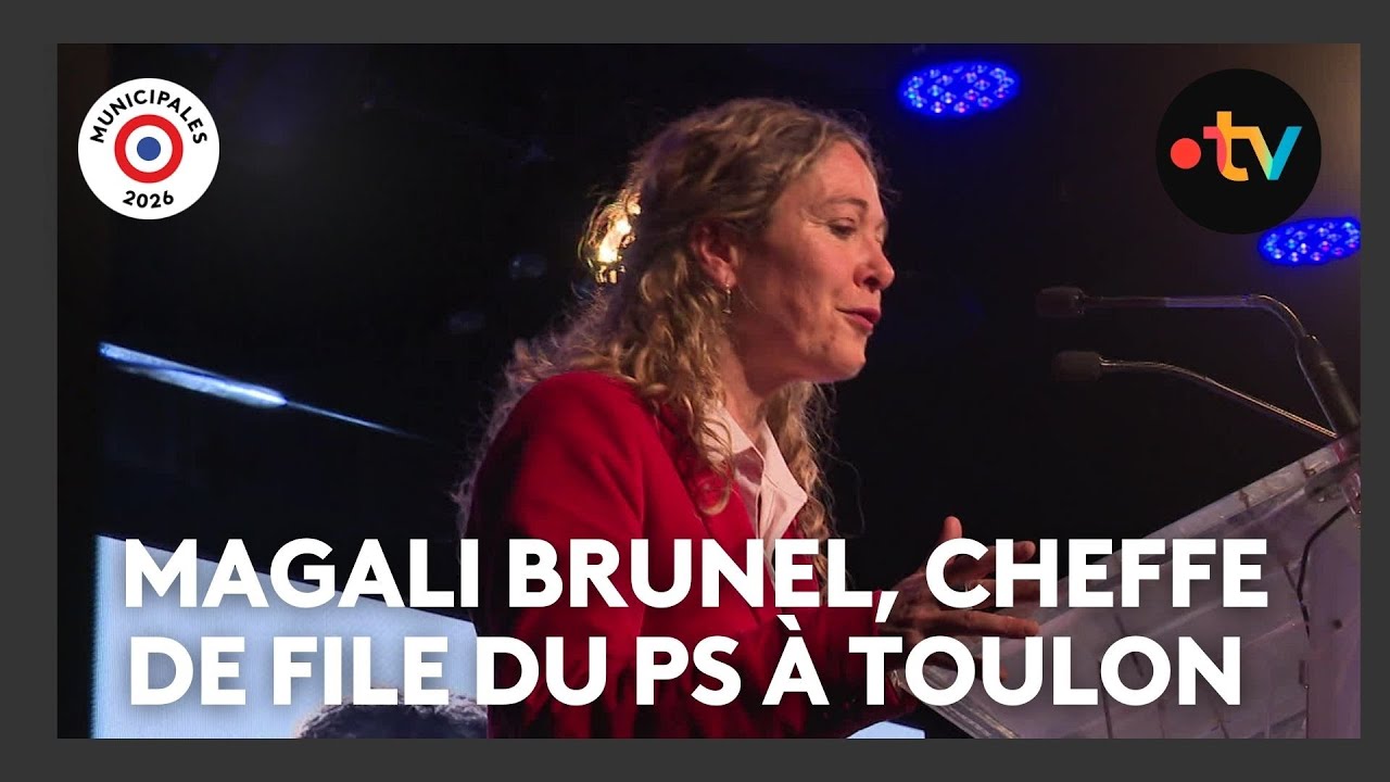 Magali Brunel, cheffe de file du PS a lancé sa campagne à Toulon