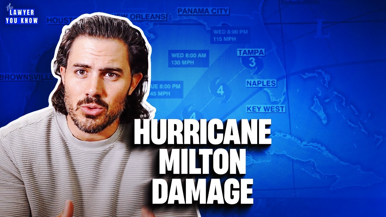 LIVE! Real Lawyer Reacts: Hurricane Milton Damage