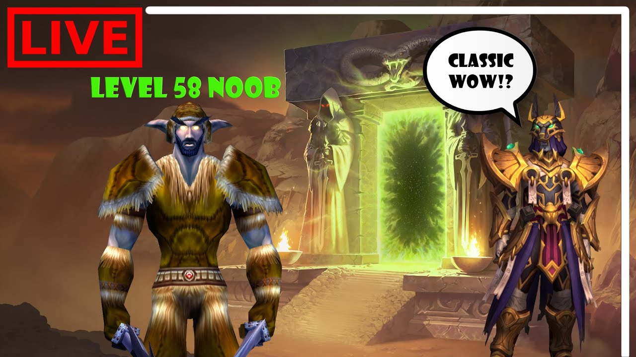 🔴 WoW: Burning Crusade Classic Anniversary waiting room - I AM NOT PREPARED!