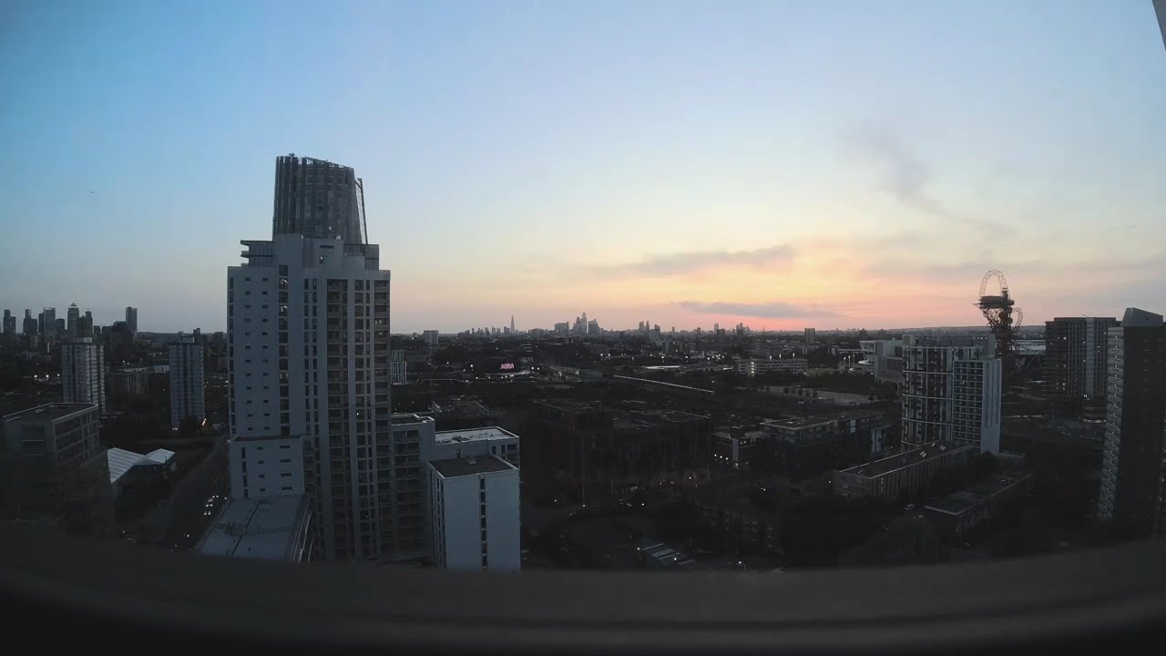 Sunset Over London: Aspire Point Timelapse