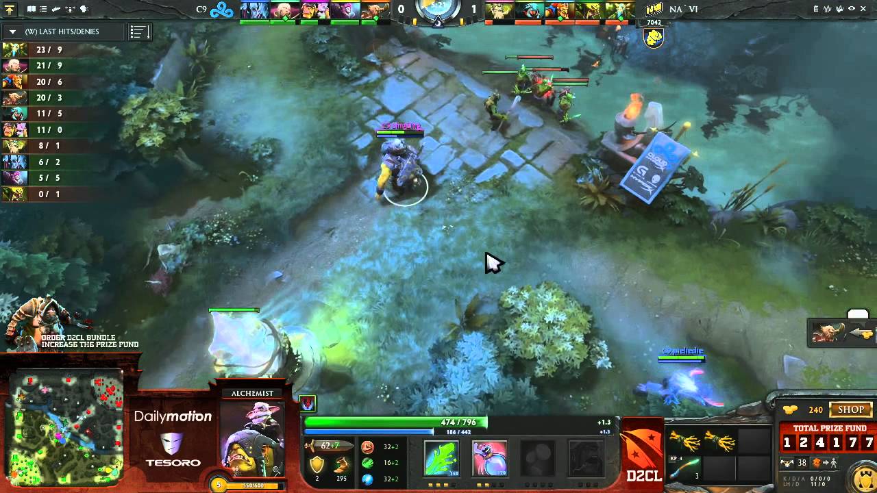 Na'Vi vs Cloud 9 Game 3   Dota 2 Champions League Grand Final   Tobi Wan & syndereN