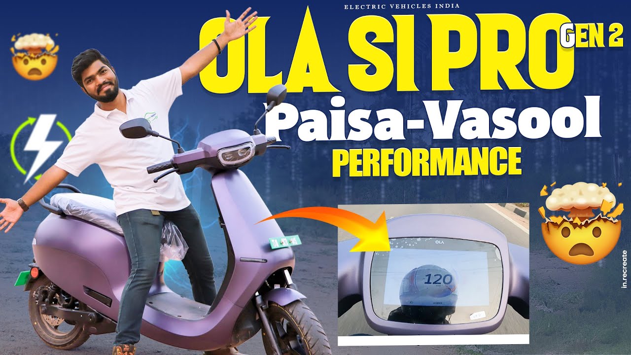 OLA S1 Pro Gen2 Test Ride Review | 120 Kmph Top Speed | Electric Vehicles India