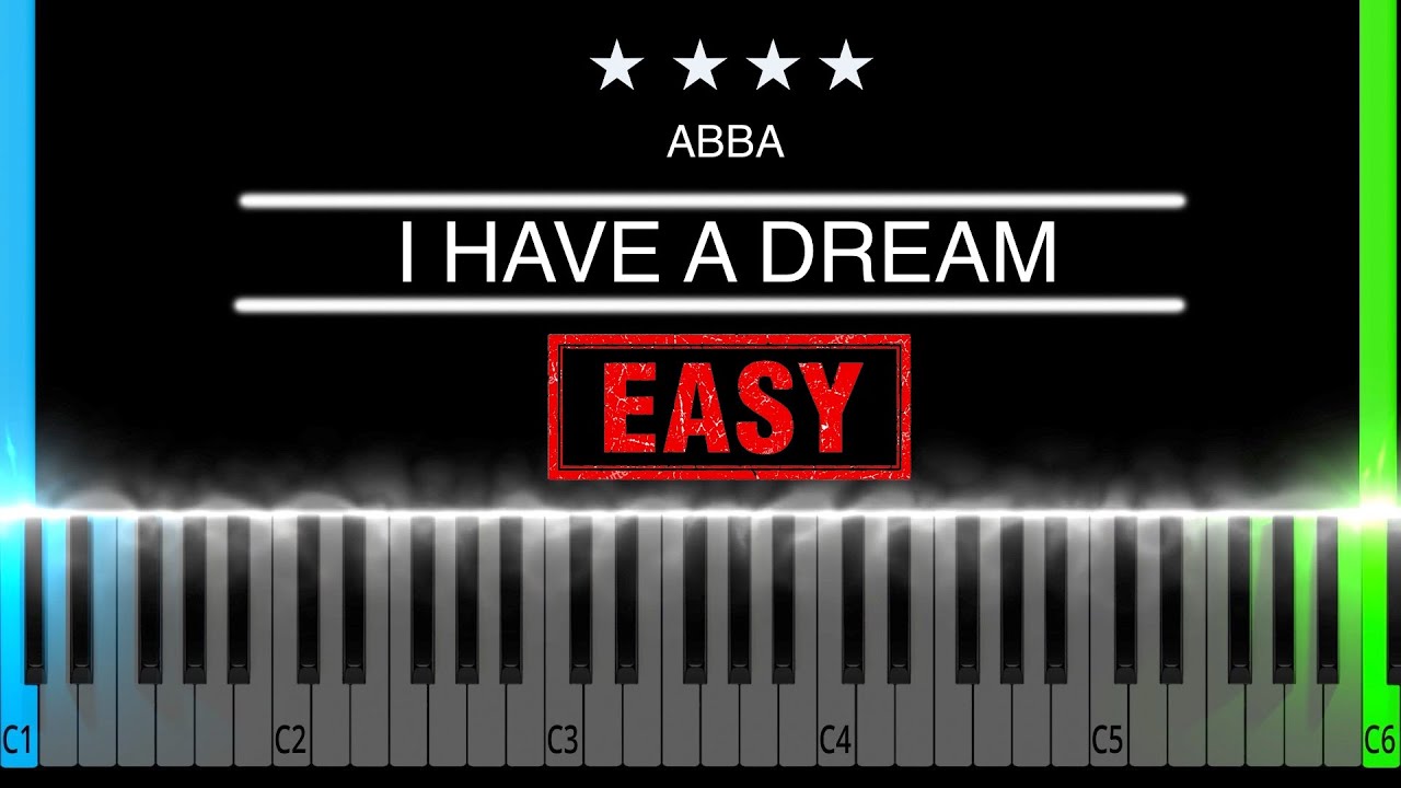 ABBA - I Have A Dream Easy Piano Tutorial