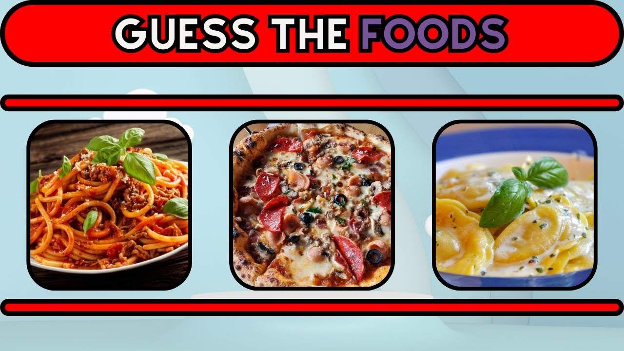 Can You Guess the Famous Italian Food? | Food Quiz