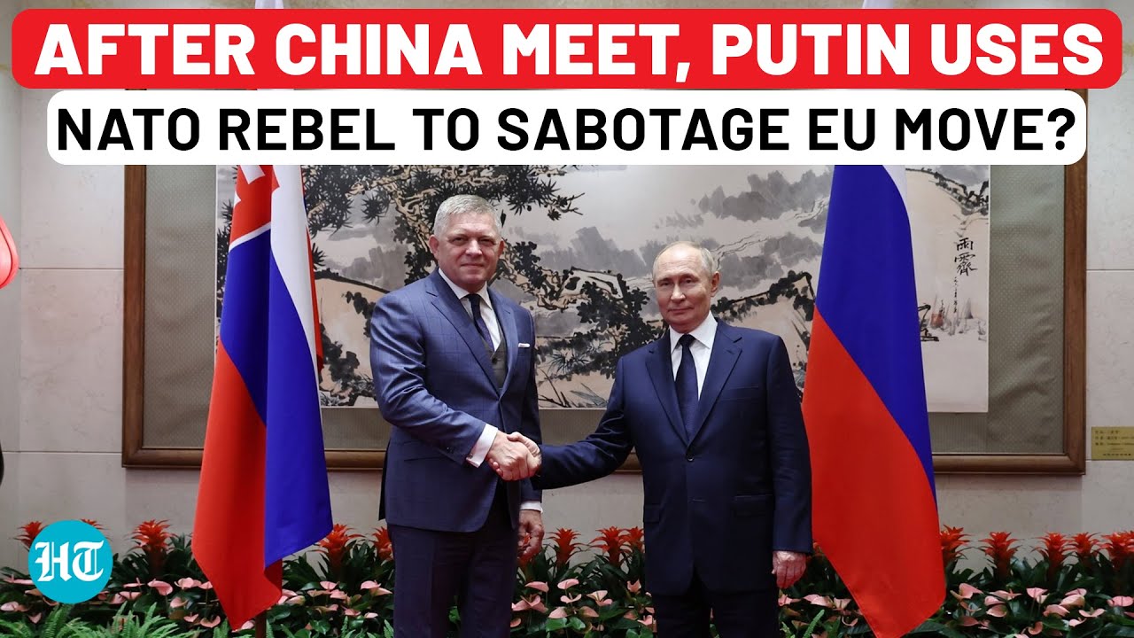 After Meeting NATO Rebel In China, Putin Uses Him To Sabotage EU Sanctions Move?| Russia| Slovakia
