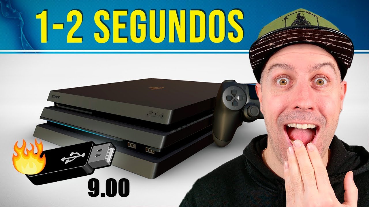 🚨 NO ACTUALICES tu PS4: 9.00 Exploit USB en 1/2 SEGUNDOS