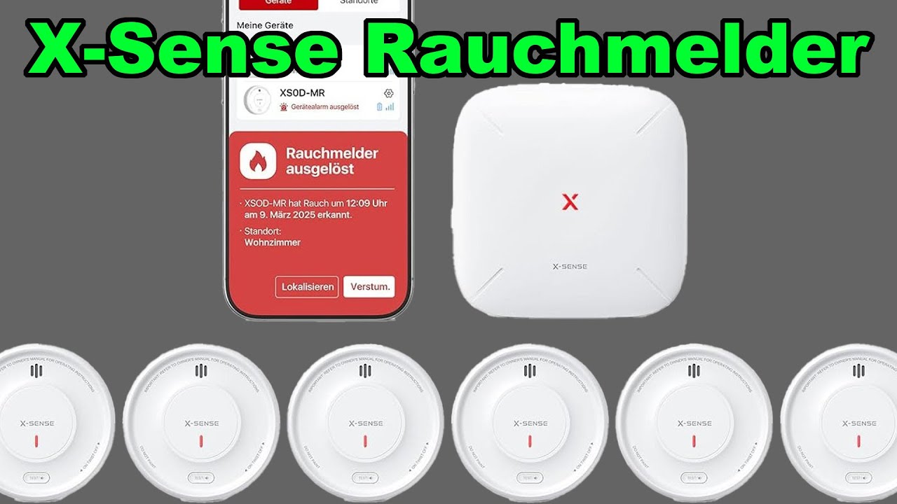 TEST - X Sense - magnetisch WLAN Rauchmelder - XS0D-MR61 #xsense