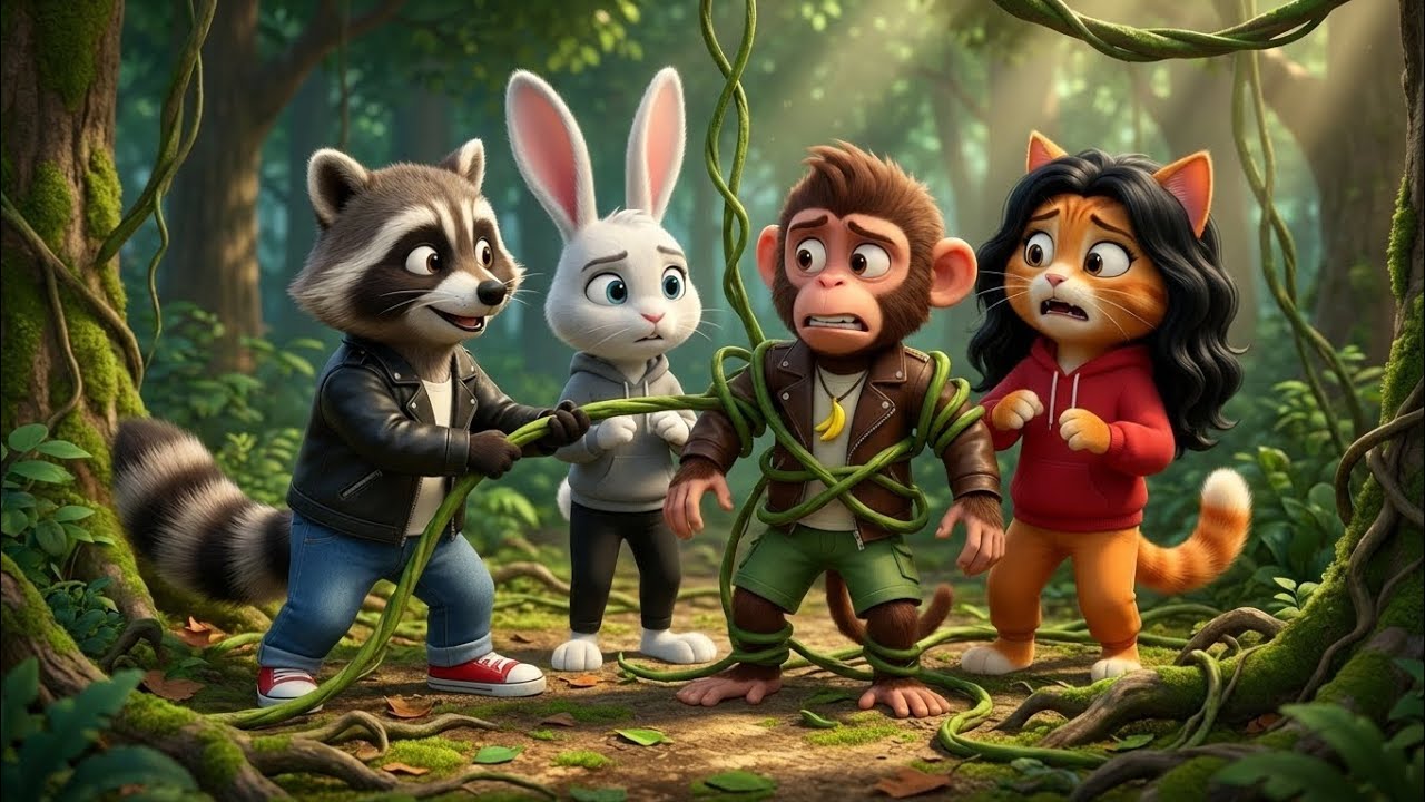 Funny Forest Adventure: Bunny's Big Surprise Lesson