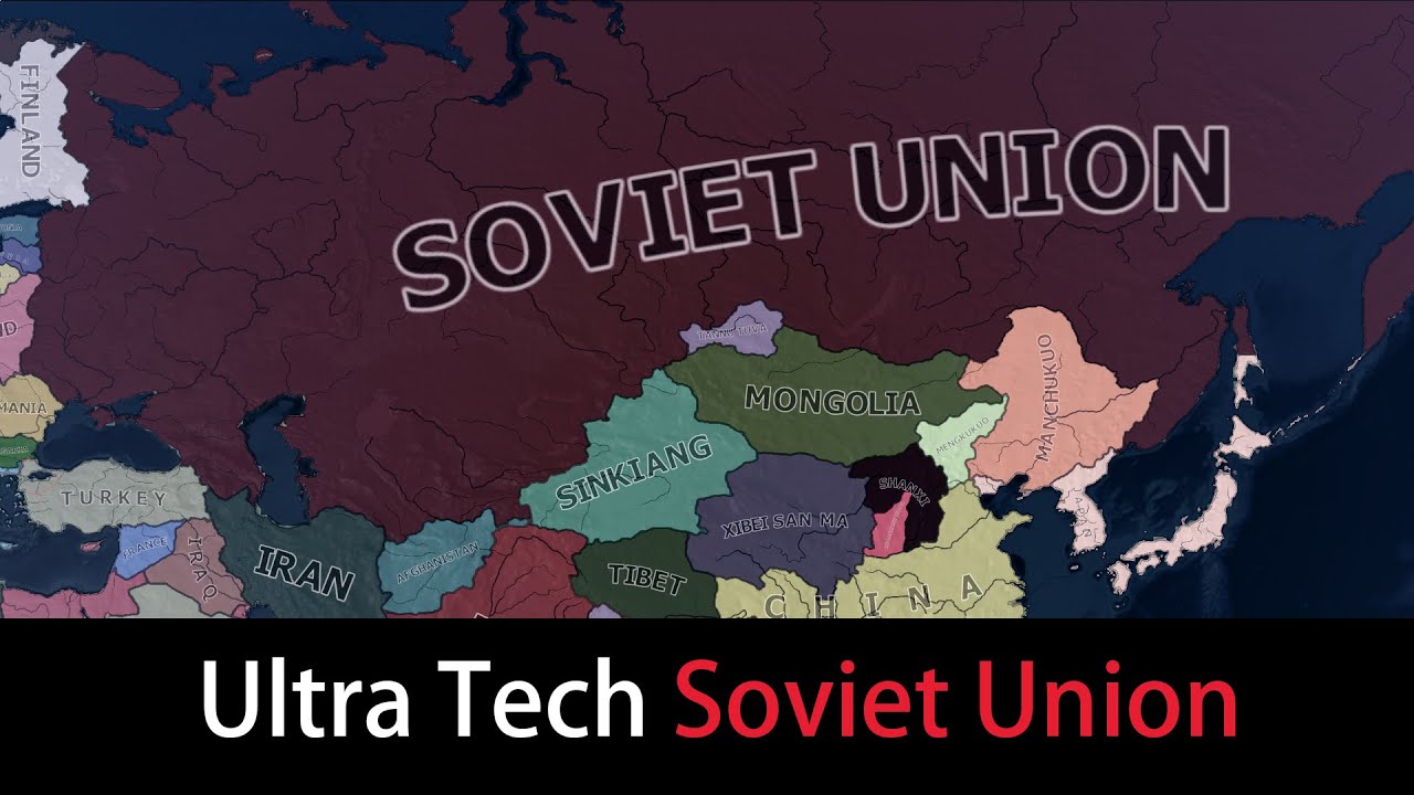 Ultra Tech Soviet Union | Hoi4 Timelapse