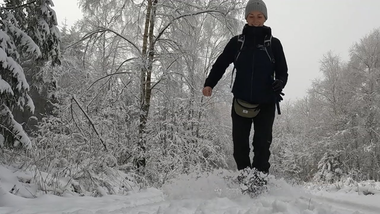 Winterwanderung 🥶 Nationalpark Eifel ❄️ Winterwonderland - komm mit!