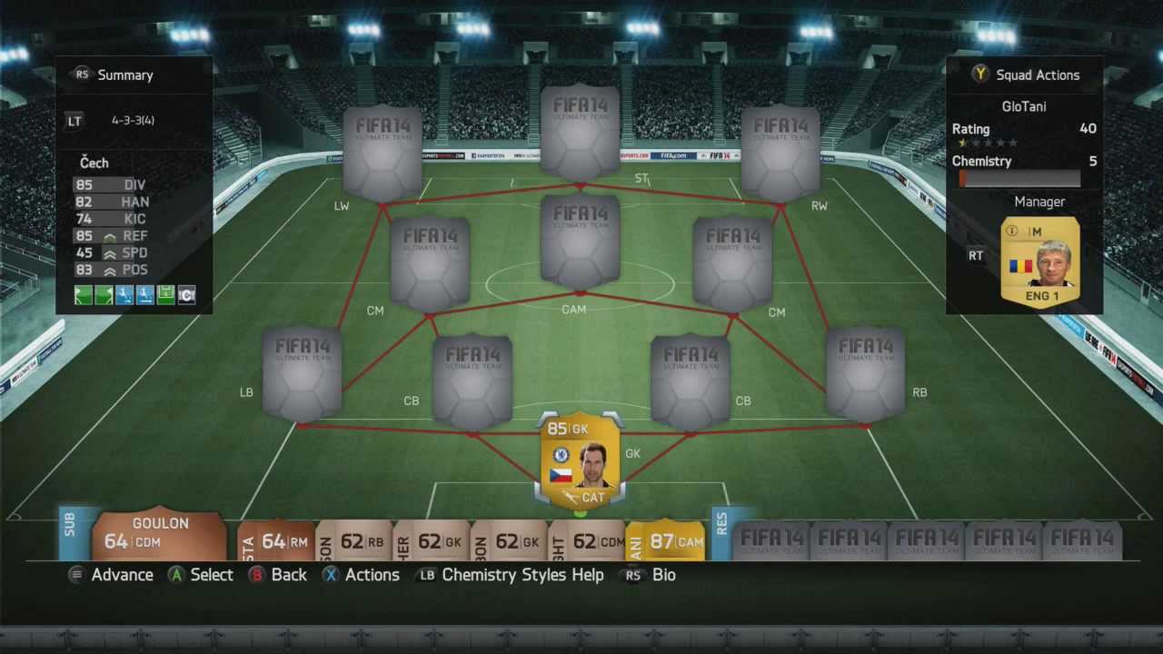 FIFA14 Squad Builder.....#11 l تشكيلة ألوان الطيف بقيادة الأسطورة