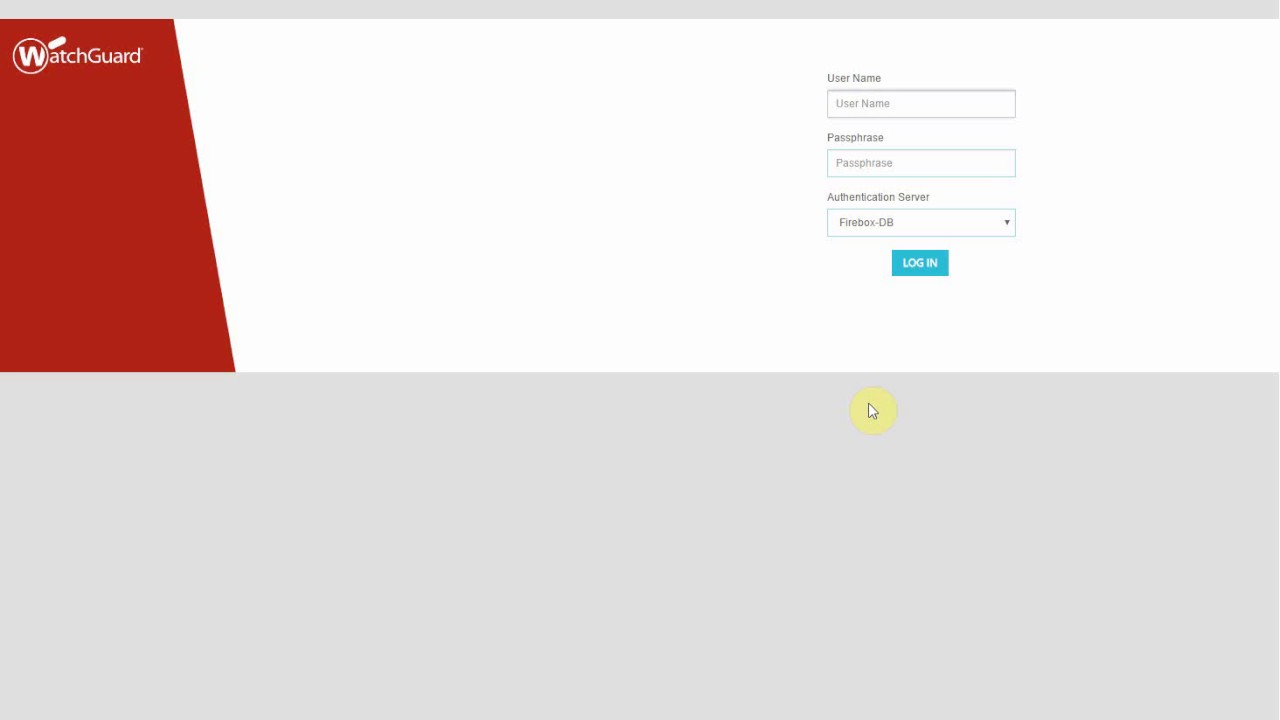 Watchguard Update  Active / Passive Cluster