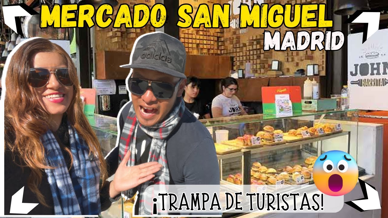 🔴El MEJOR MERCADO DE MADRID  [Probando su comida😋] Mercado SAN MIGUEL!!